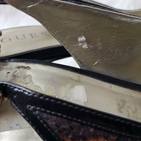 Guess tiger sequins platform open back & t… - Picture 4 of 8